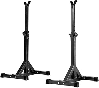 Fitbox Split Half Squat Rack Stands Adjustable Dumbbell Support Support of Multifunction Halterophilia, Maximum load 250 kg, Fitness support for gym at home, equipment room.. DIAYTAR NIGERIA brings the marketplace to every Nigerian home with affordable prices and quick delivery.