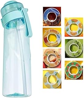 Set of REGWRL water bottles for beginners, 650 ml water bottle with 7 flavor capsules, waterproof, BPA -free, black and blue water bottle (blue).. DIAYTAR NIGERIA brings the nation's largest product catalog to your doorstep at prices you'll appreciate.