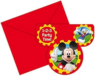 Almacenesadan 9971, pack 6 invitations with Disney Mickey Mouse envelope.. Shop without boundaries at DIAYTAR NIGERIA, offering extensive variety at prices you'll appreciate.