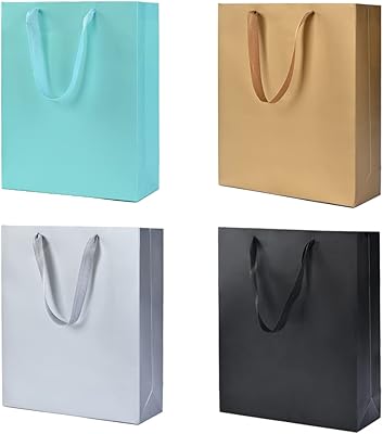 Packing Outlet Luxury lying bags, 12 pieces, multicolored mixture for shopping and gifts.. DIAYTAR NIGERIA: Your trusted partner for affordable online shopping with reliable delivery timeframes.
