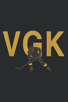 VGK Ice Hockey Golden Player Fan: UNE Lined Notes notebook, 120 pages, medium 6 x 9 inch, printed cover.. Shop from Nigeria's largest product selection at DIAYTAR, with budget-friendly prices and swift delivery.