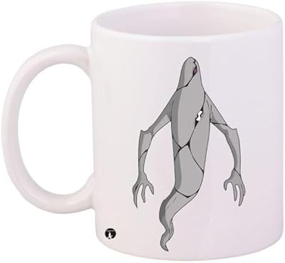 Ryn Ghostfreak white/gray 11 ounce printed ceramic cup.. Find more for less — only on DIAYTAR Nigeria.