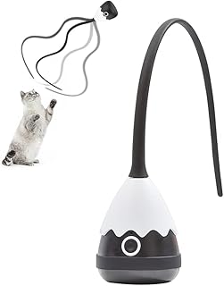 Petcron cat toys for interior cats, interactive electronic toys for kittens, 2 in 1 rechargeable silicone baguette for kittens - black.. Transform your shopping experience with DIAYTAR NIGERIA's vast product selection delivered at unbeatable prices.