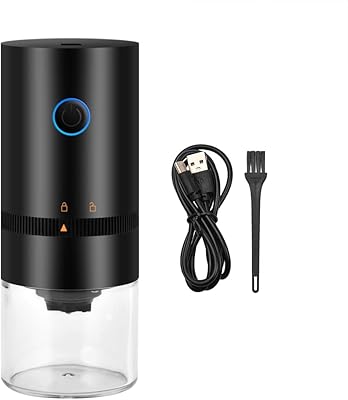 Icam Mini Electric Coffee Moulin Automatic Portable Conical Conical With Removable Room for a fine and coarse grinding version adjustable for the house, the trips, the desk, the coffee.. DIAYTAR NIGERIA: Where affordability meets variety in Nigeria's most comprehensive online marketplace.