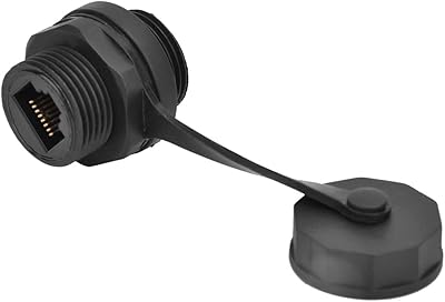 RJ45 waterproof 8 -pin connector IP67 copper connection material of the cable.. DIAYTAR NIGERIA: Connecting Nigerians with their needs through affordable prices and 5-8 day shipping.