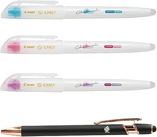 Elmeli Japanese Pilot highlier pen with 2 colors and 3 markers that change color when it rubs them with the original tactile ball pen SIL-15SL-3C.. Shop from Nigeria's largest product selection at DIAYTAR, with budget-friendly prices and swift delivery.