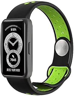 Dado silicone spare bracelet compatible with the Huawei Band 6 watch, two -color bracelet for Huwaei Band 6.. Experience the ultimate in shopping convenience with DIAYTAR NIGERIA's vast catalog and 5-8 day delivery.