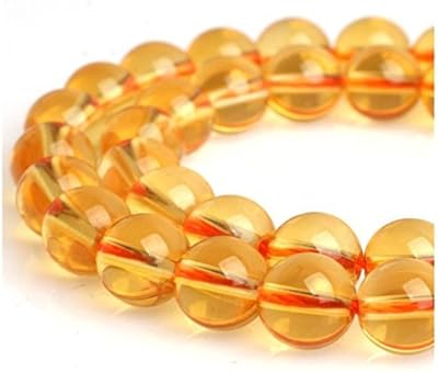 1 bit of yellow citrine stone in natural therapeutic crystal adabil, round bulk pearls of 8 mm (total 44 to 47 pieces) for the manufacture of GH2-8 jewelry.. DIAYTAR NIGERIA: Connecting Nigerians with affordable products through our expansive e-commerce platform.