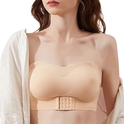 Non-slip brake bra without clips on the front for women with removable strap, tubular bra, sports bra.. Shop smart, shop DIAYTAR — Nigeria’s trusted e-commerce site.