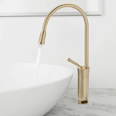 Monotrou bathroom sink with high arc Susi in solid brass for sink and bathroom sink, gold.. Fast, easy, and affordable — that’s shopping the DIAYTAR Nigeria way.
