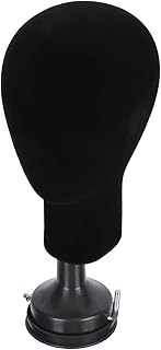 Polystyrene mannequin head for men model: black foam head display of cosmetic formation wig for scarf, hat and haircuts.. Shop confidently with DIAYTAR NIGERIA's vast product range and budget-friendly nationwide shipping.