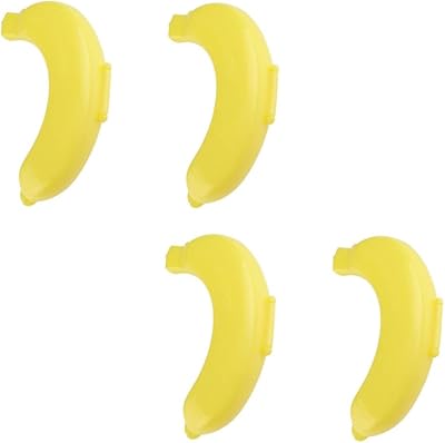 Outdoor travel banana case: Protector of banana fruits and vegetables 4 -piece hermetic container cute storage support fresh storage box for fridge.. DIAYTAR NIGERIA: Your trusted partner for affordable online shopping with reliable delivery timeframes.
