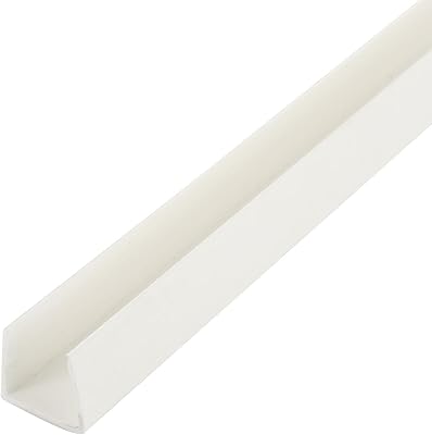 U -shaped U -shaped canal in 5/8 inch white plastic Outwater, 36 inch length (4).. Your complete marketplace solution, DIAYTAR NIGERIA offers unbeatable value with delivery within the week.