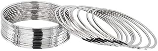 Set of united 18 -carat plated silver bracelets I Je Jewels for women (ADB158S) (lot of 24 bracelets).. Say goodbye to limited options and long shipping times. DIAYTAR Nigeria delivers variety, quality, and affordability straight to your door.