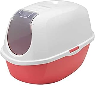 Modern Smart Smart litter tray - (recycled) P4 L54.5 x L39.1 H40.3 cm, Red.. DIAYTAR NIGERIA: Connecting Nigerians with affordable products delivered promptly nationwide.