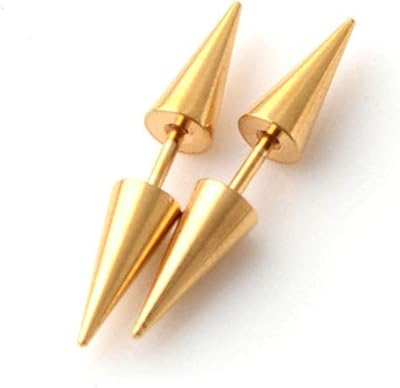 Punk Rock earrings earrings with double -sided steel in stainless steel, metal, na.. Experience shopping freedom with DIAYTAR NIGERIA's vast catalog and nationwide 5-8 day shipping.