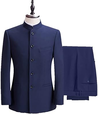 WGHJK SMALL MAO COSTUM FOR MEN 3 -piece Small Piece For Men/Homme Costume Slim Cut (Color: B, Size: Code M).. Tired of overpriced goods and slow delivery? DIAYTAR Nigeria brings affordability and speed together with a wide selection of products.