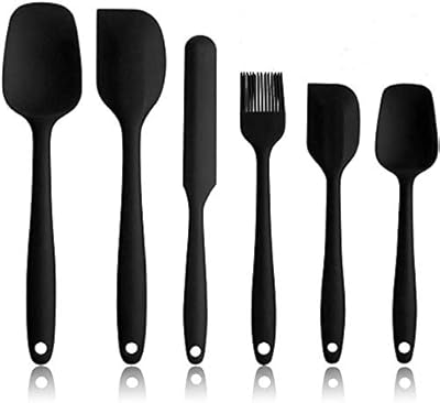 Set of Sky -Touch silicone spatula - 6 -room non -stick rubber kitchen spatulas, heat resistant for cooking, pastry and mixture.. DIAYTAR NIGERIA: Bringing quality products to every Nigerian home at prices everyone can afford.