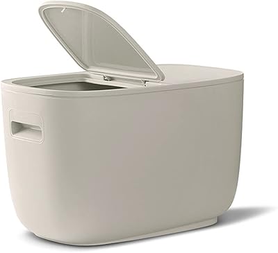 Qqqqq hermetic containers of food storage of large capacity storage container to store flour, rice, cereals and vegetables (beige).. DIAYTAR NIGERIA transforms online retail with unbeatable prices and consistent delivery timeframes.