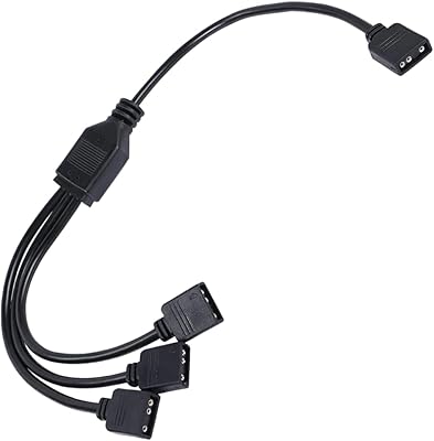 Argb 5 V 3 -pin Distributor Router 3 pins 1 to 2 and 3 with male pins for computer chassis compatible with processor cooler and 5 V argb (30 cm) (1 to 3 (12 V))... Experience retail satisfaction with DIAYTAR NIGERIA's comprehensive platform and prompt shipping service.