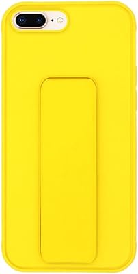 3 -in -1 vition antichoc rear shell with finger handle and car multifunction magnetic phone support (iPhone 7 Plus/8 Plus, yellow).. DIAYTAR NIGERIA revolutionizes online retail with our extensive selection and dependable shipping service.