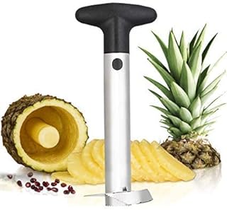 Adroz pineapple slicer and pineapple peeling, stainless steel pineapple nucleus with ananas eye peeler, stainless steel pineapple slicer for domestic kitchen with sharp blade.. DIAYTAR NIGERIA makes every shopping desire a reality with affordable prices and delivery in 5-8 days.