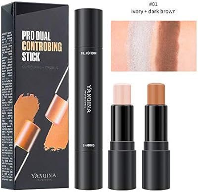 2 in 1 foundation contour pen, highlighter and sunbathing pen, lightening pen and shade, corrector and highlighter pen, sunbathing pen (ivory + dark brown).. Discover endless possibilities with DIAYTAR NIGERIA's comprehensive catalog and reliable delivery service.