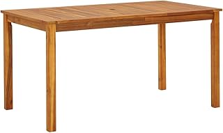 Fidaxl solid wooden wooden garden table, exterior furniture for patio, dining table, garden porch, rectangular wooden weather table.. The best online shopping experience in Nigeria — DIAYTAR delivers it all.