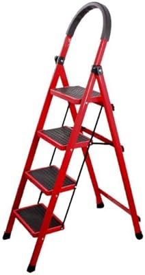 Iwanto 4-steps aluminum folding scale with non-slip steps, multi-purpose portable ladder for the house.. Shop efficiently with DIAYTAR NIGERIA, offering thousands of products at unbeatable prices delivered promptly.