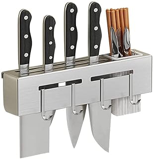 Organizer of multifunctional stainless steel kitchen, knife support, chopper, drying support, kitchen utensils, chopper support, kitchen wall support with hooks bar.. Every order, every item — DIAYTAR Nigeria delivers fast and reliably.