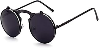 Classic unisex sunglasses with round metal frame and colored glasses with UV protection.. Your budget-friendly online marketplace, DIAYTAR NIGERIA delivers a world of products in just 5-8 days.