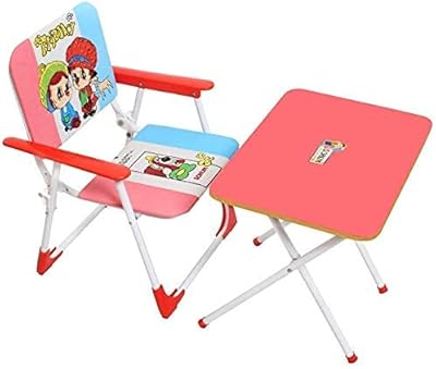 Multipurpose folding table chair for Baby Baby Products® baby (red) (2 to 4 years old).. DIAYTAR NIGERIA: Your partner in affordable online shopping with dependable delivery within 8 days.