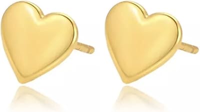 United heart curls filled with 24 -carat yellow gold, 7 mm, GF, without stones.. DIAYTAR NIGERIA: Making quality accessible to all Nigerians with affordable prices and quick delivery.