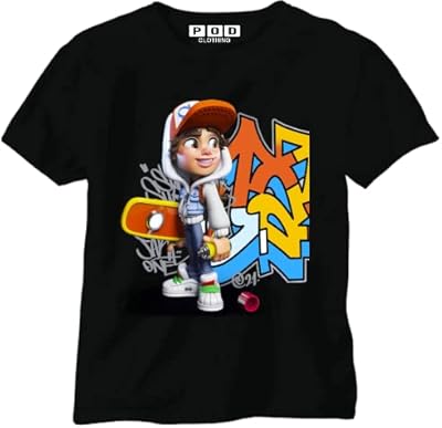 Pod Clothing Jake Subway Surfer Children T-shirt Alpha Group Set of T-shirts.. DIAYTAR NIGERIA: Your partner in affordable e-commerce with dependable delivery across Nigeria.