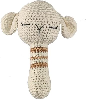 Crochet Hochet Dentition toy for newborn from 0 to 6 months Cotton toy.. DIAYTAR NIGERIA: Where shopping meets satisfaction with affordable prices and reliable 5-8 day shipping.