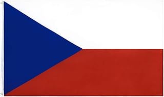 Flag of the Czech Republic (120x180 cm) one side with visibility of the two.. Discover endless possibilities with DIAYTAR NIGERIA's extensive product range and affordable shipping.