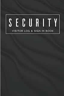 Connection and connection notebook of security visitors: on -board book for reception safety, companies, doctors and schools, 8.5 x 11 black coverage.. From checkout to your doorstep in less than a week — DIAYTAR Nigeria.