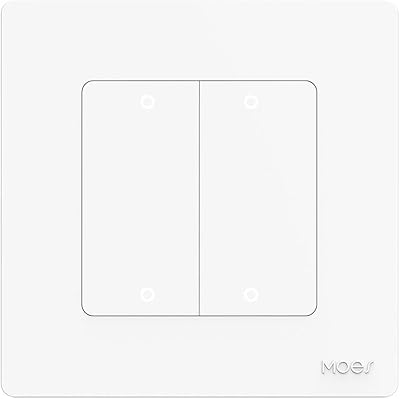 MOES 4 gangs wireless zigbee 12 Mechanical push button switch powered by battery.. DIAYTAR NIGERIA provides endless shopping possibilities with affordable prices and prompt delivery service.