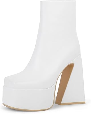 Square shoes in imitation leather wetkiss with thick heel and triangular heel.. Whether you're in Lagos, Abuja, or anywhere in between, DIAYTAR Nigeria ensures your online shopping experience is smooth, affordable, and fast.