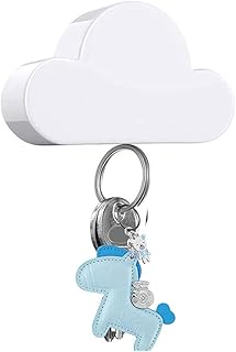 Magnetic keychain white cloud for wall, creative and unique decoration, high magnetic force can hang many keys and keychain, easy to install and practical to use.. DIAYTAR NIGERIA combines affordability, variety, and convenience with nationwide delivery services.