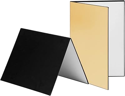 Reflective foldable photographic paper 3 in 1 (golden black gold) for food product still life portrait, A3 format.. DIAYTAR NIGERIA brings the marketplace to every Nigerian home with affordable prices and quick delivery.