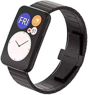 Dado replacement bracelet in stainless steel compatible with the Huawei Fit watch, single pearl stainless steel bracelet.. Experience shopping without compromise at DIAYTAR NIGERIA, with vast selection and quick delivery.