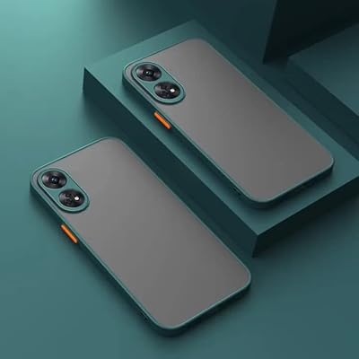 Zubitech for Oppo Reno 8T 5G (Pas for Reno 8T 4G) Translucent hybrid rear shell | Smoked matt back | 360 degree protection | Rigid protective shell for Oppo Reno8 T 5G (green).. Shop smarter with DIAYTAR NIGERIA's comprehensive catalog and budget-friendly 5-8 day delivery.