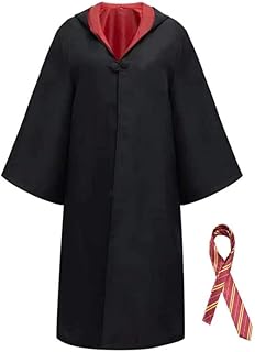 Set of Harry Potter costumes for children and adults by Yala Baby for boys, girls and adults (100-180 cm)-Set of red and black gryffindor dress with tie, wallet dress, xl (135-150 cm), black.. DIAYTAR NIGERIA: Your affordable gateway to thousands of products shipped nationwide within the week.
