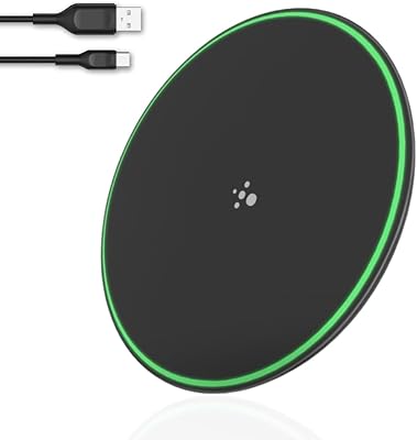 Wireless charger 15 W wireless certified Qi for iPhone, Samsung, Huawei and Sony, 15 W Maximum, fast charger for Wachem mobile.. Quality and convenience delivered — shop DIAYTAR Nigeria now.