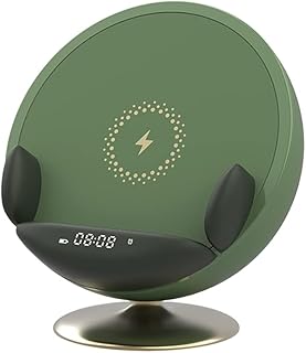 Bluetooth speaker with wireless charger alarm adjustment and display.. DIAYTAR NIGERIA brings the nation's largest product catalog to your doorstep at prices you'll appreciate.