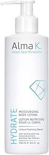 Alma K 250 ml hydrating body milk, white/blue.. Experience the joy of discovery with DIAYTAR NIGERIA's vast catalog and nationwide affordable delivery.