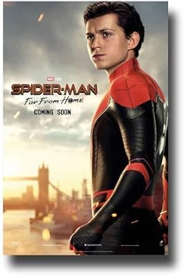 Spider-Man film poster far from home 11 "x 17" (28cm.. DIAYTAR NIGERIA: Your partner in affordable online retail with reliable delivery across the nation.