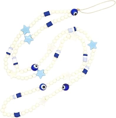 Generic rope for mobile phone in pearls The white shop-neck strap for mobile phone and long-chain anti-loss necklace for mobile phone for girls, QT-K210108A.. DIAYTAR Nigeria: Shopping that fits your budget and your schedule.