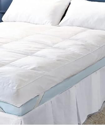 Comfortable luxury topper from the Mercury collection, 550 g/m2, extra thick, soft and reliable microfiber, white (queen size 160 x 200).. DIAYTAR NIGERIA delivers on our promise of variety, affordability, and prompt nationwide shipping.
